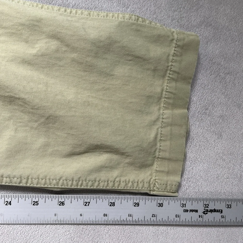 Polo Ralph Lauren Pants Mens Large Khaki Belted Chino Stretch Casual Classic Fit